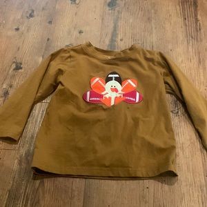 Cute turkey football long sleeve t shirt